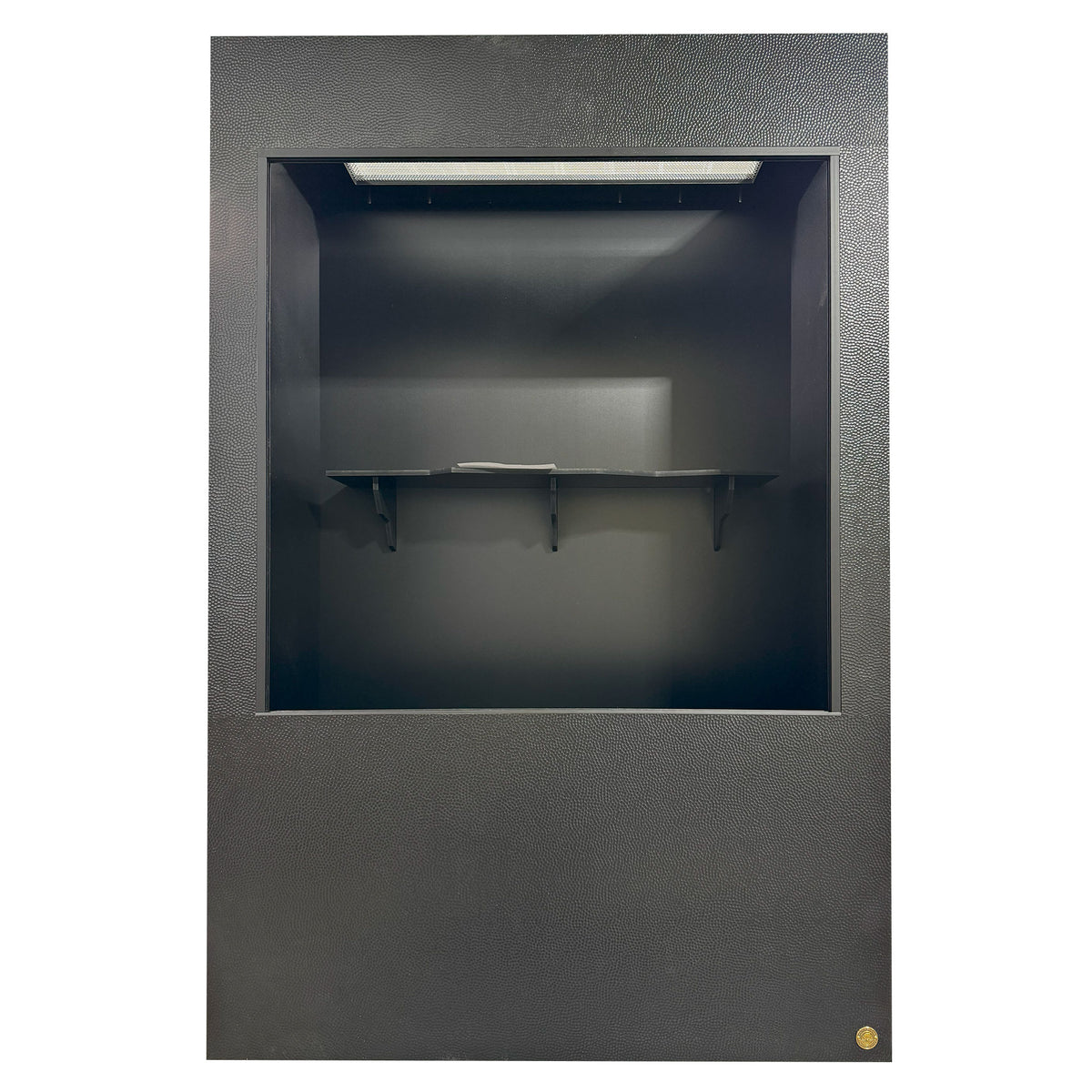 4x2x6' (LxwxH) reptile enclosure. Designed in Black Dragon Front Frame. Paired with Climbing Shelf & Screen top.