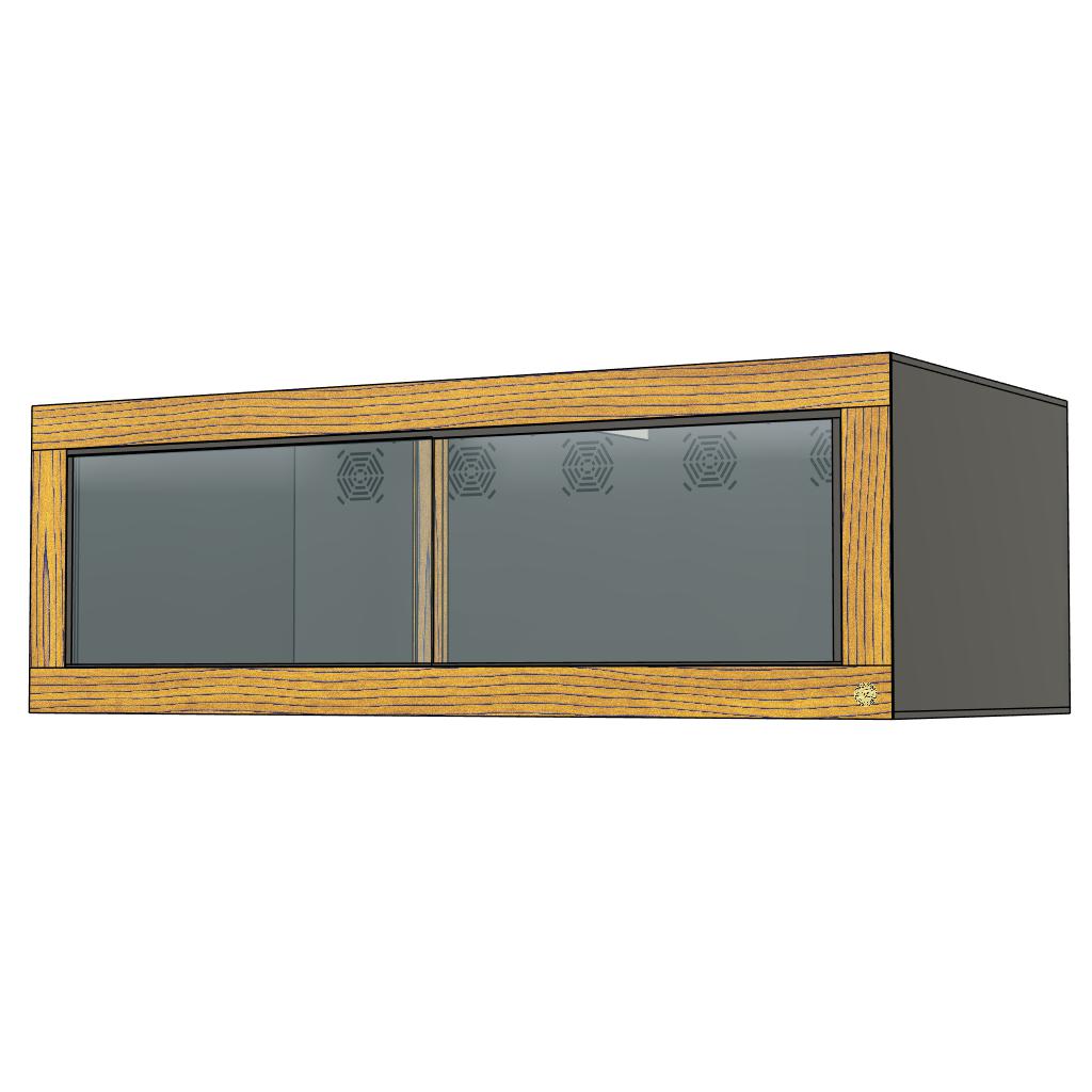 6'x3'x2' | Custom HDPE-PVC Reptile Enclosure | Luxury Reptile Cage