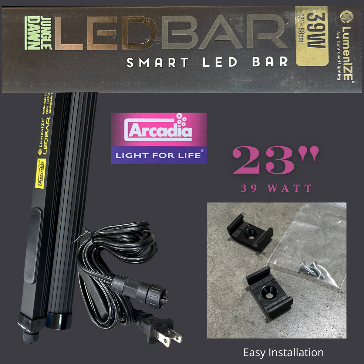 Arcadia LumenIZE | Jungle Dawn LEDBAR |  23" (39W)