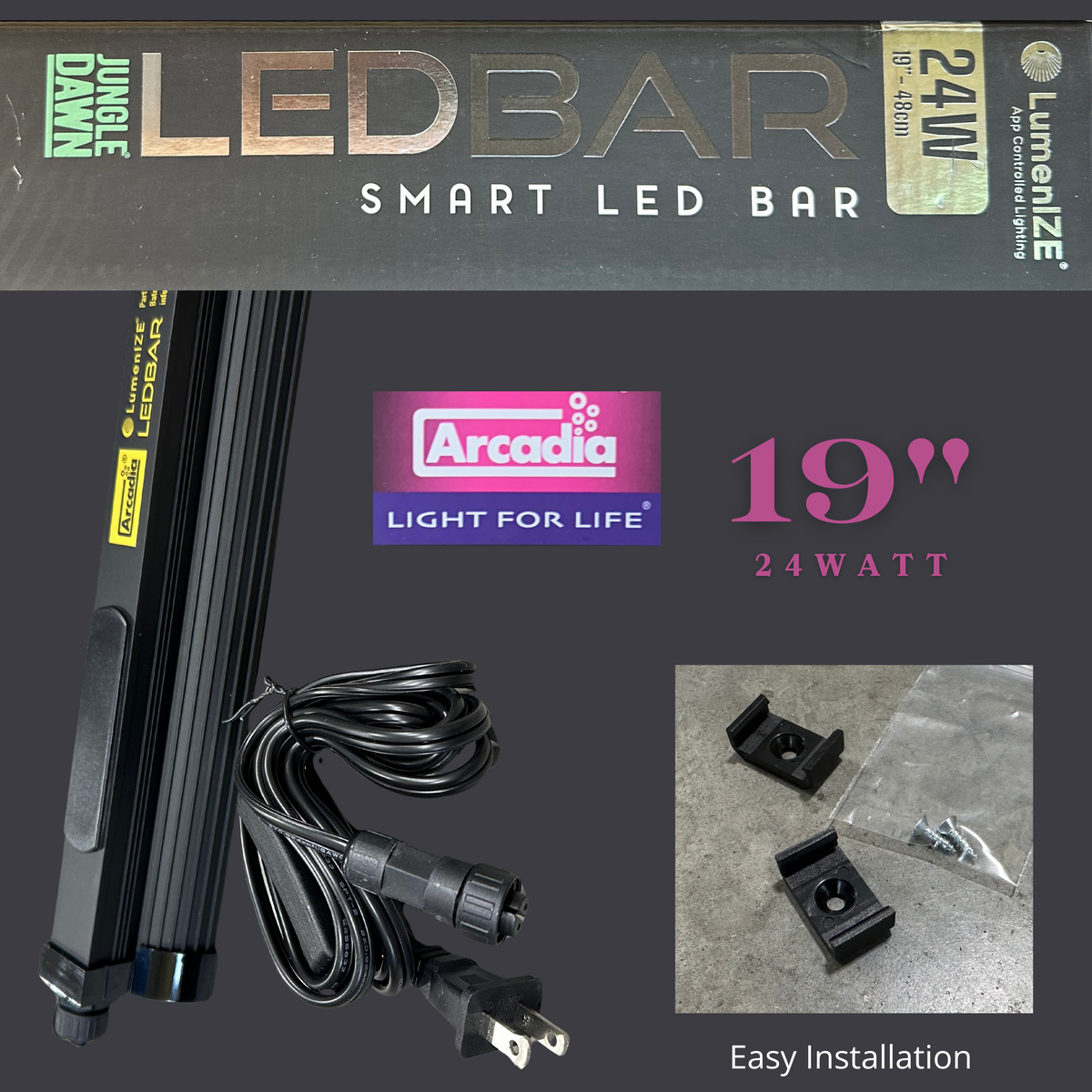 Arcadia LumenIZE | Jungle Dawn LEDBAR |  19" (24W)