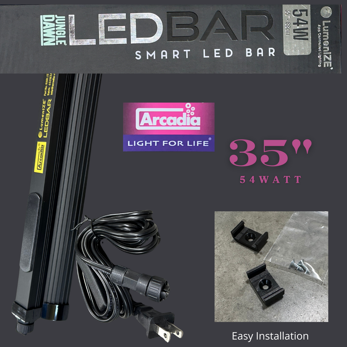 Arcadia LumenIZE | Jungle Dawn LEDBAR |  35" (54W)
