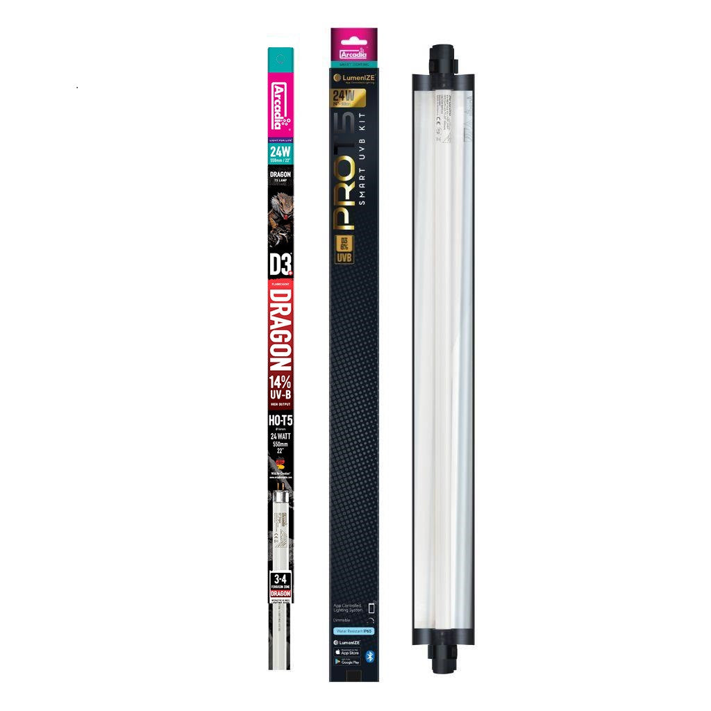 Arcadia LumenIZE | 24" ProT5 Smart UVB Kit with 14%