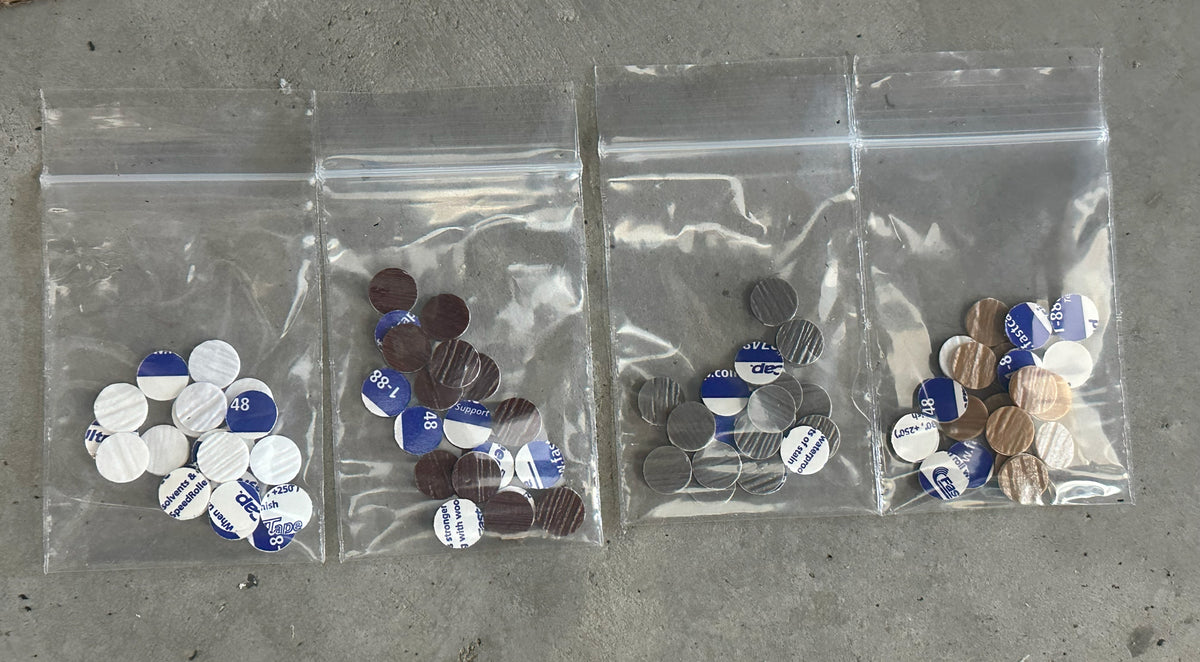 HDPE Wood Tone Screw Covers