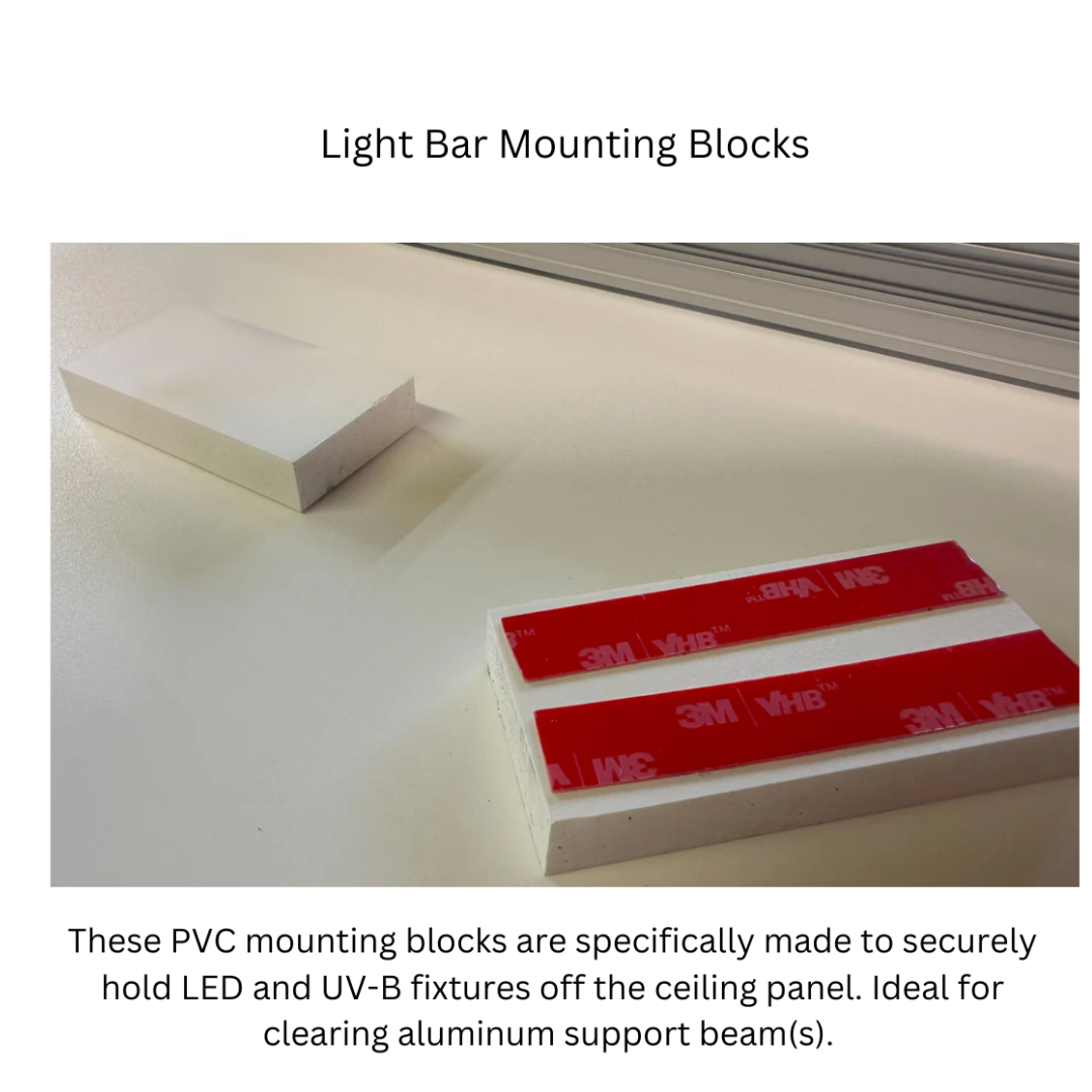 Light Bar Mounting Blocks (set of 4)