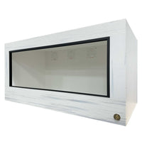 4' Reptile Cage with 3/4" thick HDPE Whitewash front frame paired with Sturdy 1/2" thick white PVC. With 6-inch lower front frame this reptile enclosure is bioactive ready.
