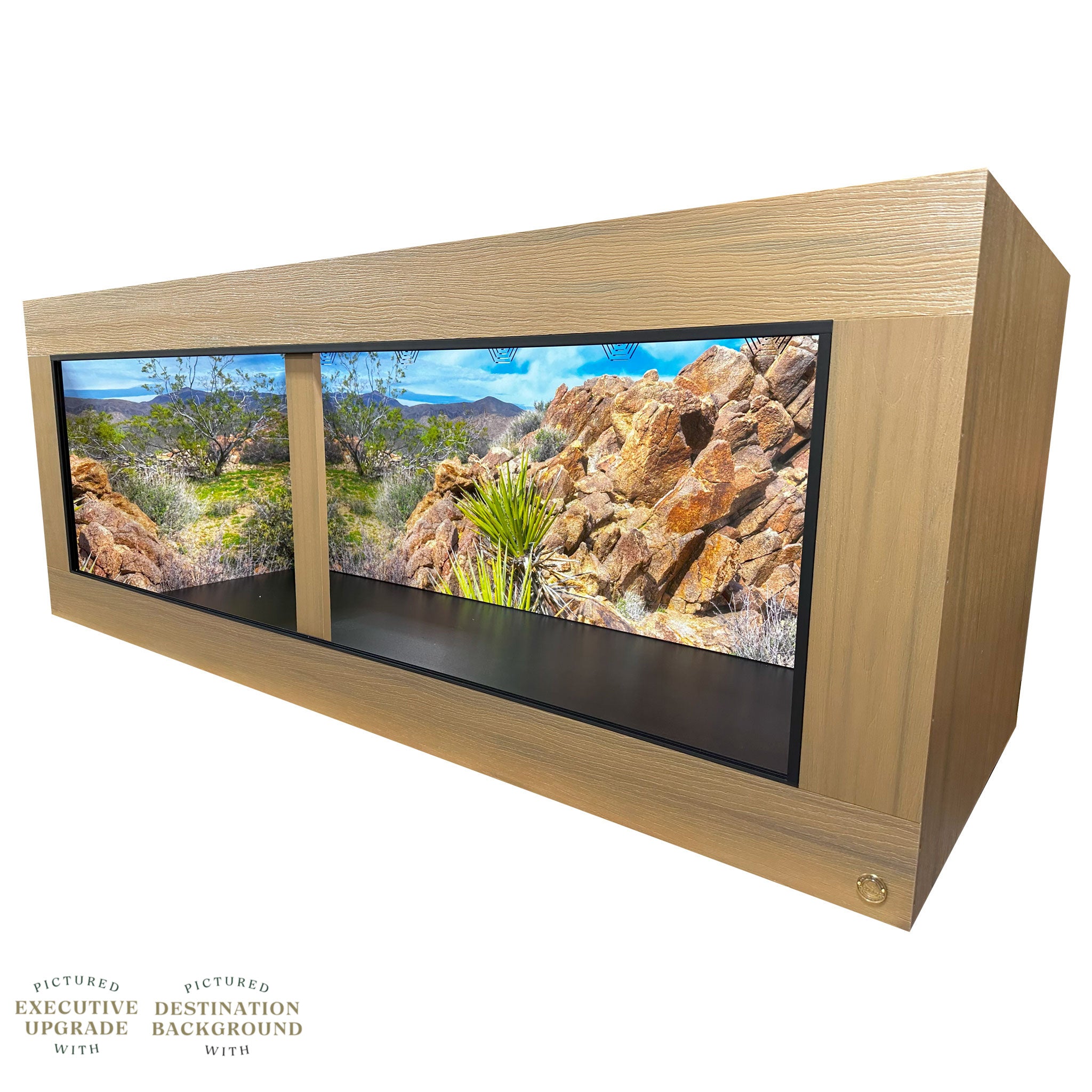 8'x3'x3' Custom HDPE-PVC Reptile Enclosure Luxury Reptile Cage