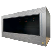 Gorgeous in Driftwood this 4x2x2  reptile cage has black PVC body panels paired with a 6-inch lower front frame.