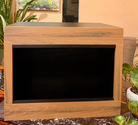 Teak Premium HDPE-PVC Reptile Enclosure | 2 Foot Luxury Reptile Cage SF24 | 24"x20"x19" |