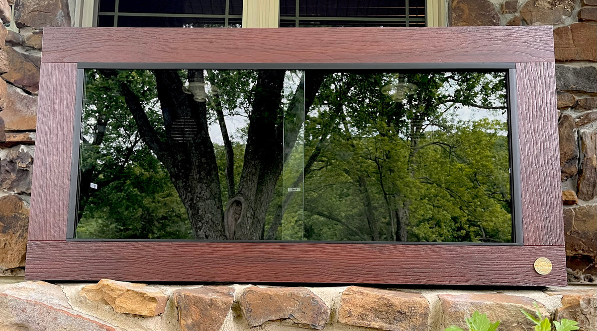 4 foot reptile / amphibian cage with Mahogany Frame