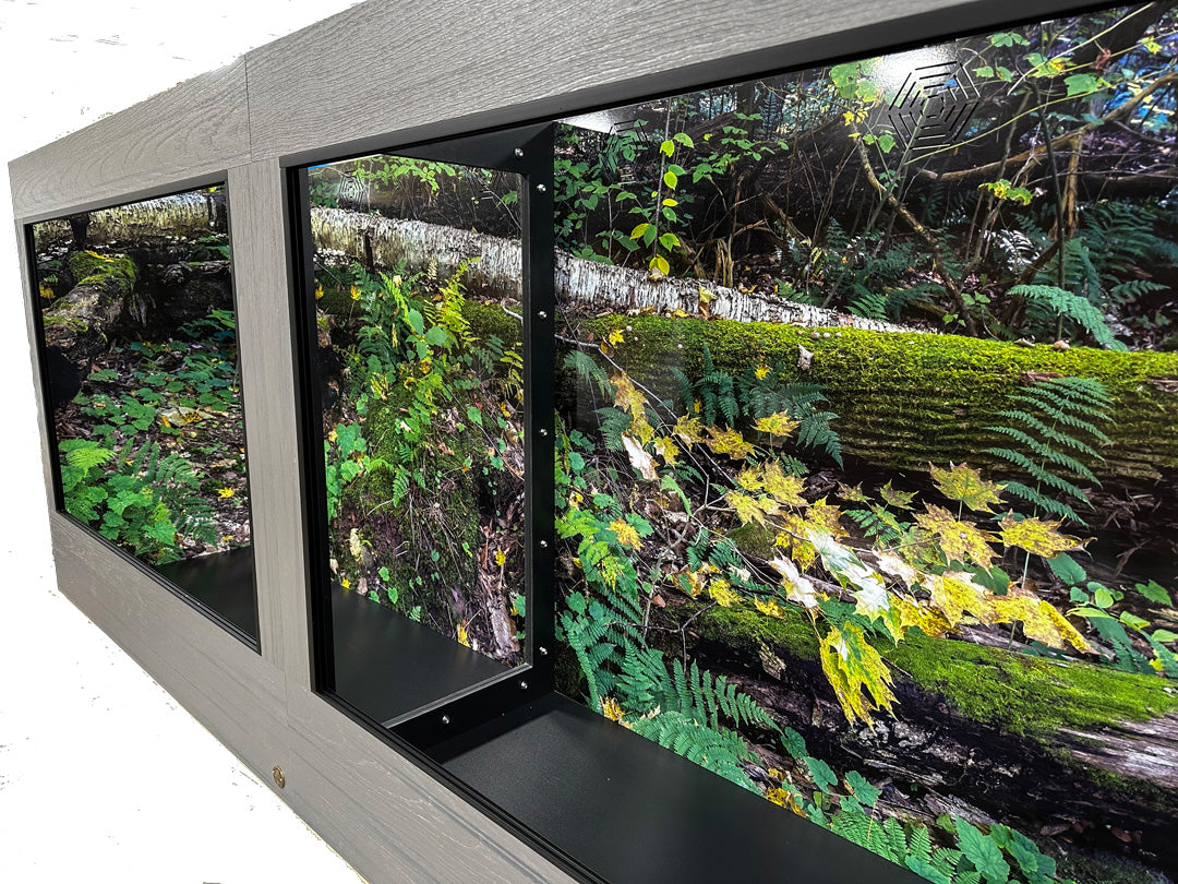 10'x3'x3' |Custom HDPE-PVC Reptile Enclosure | Luxury Reptile Cage