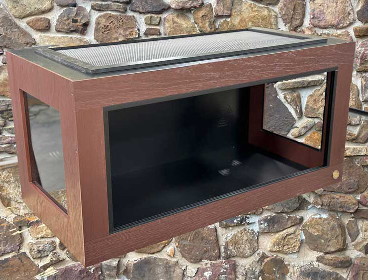 screen top option reptile enclosure 4x2x2