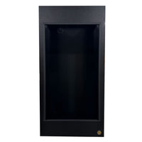 2x2x4"'(LxWxH) HDPE & PVC Reptile Enclosure. Featured in Matte Black