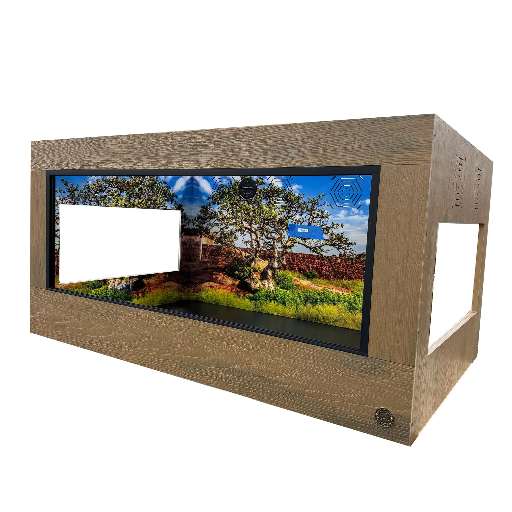 4'x2.5'x2' | Premium HDPE & PVC Reptile Enclosure | 4 Foot Luxury
