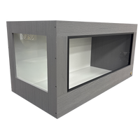 4x2x2' (LxWxH) Reptile Enclosure with HDPE sides and Lookout window  