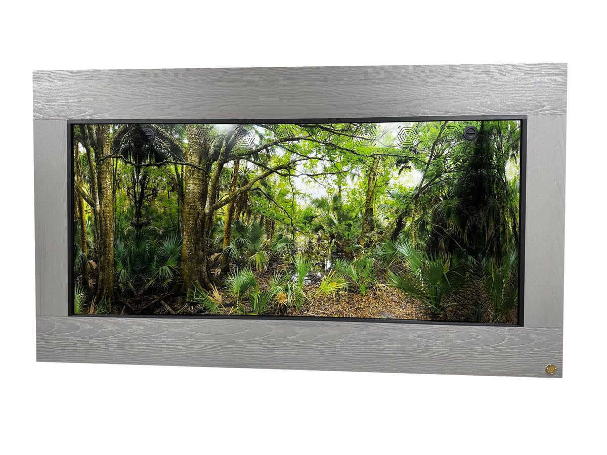 7x3x4' PVC & HDPE Reptile Enclosure featuring Florida Destination Background. 