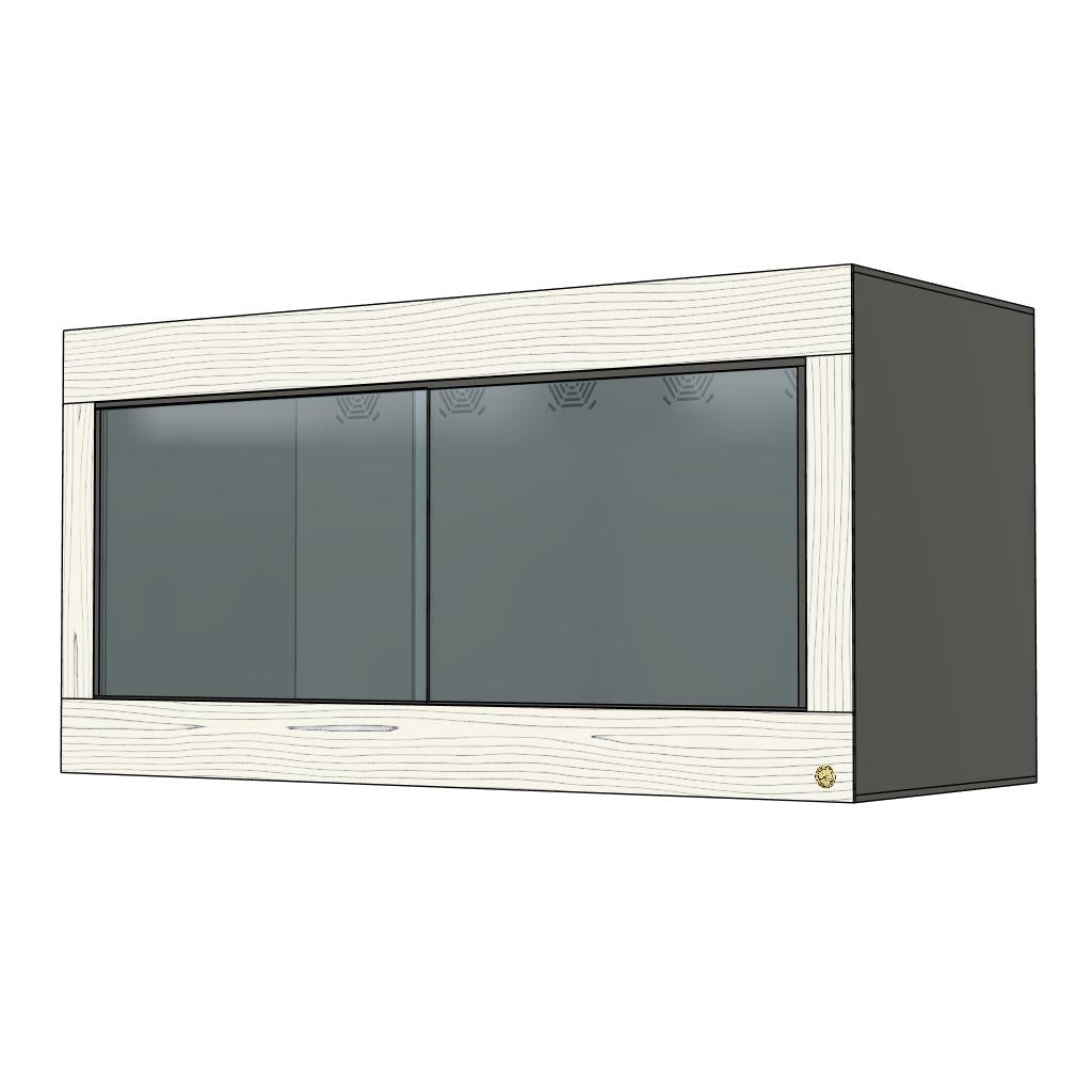 6'x3'x3' | Custom HDPE-PVC Reptile Enclosure | Luxury Reptile Cage