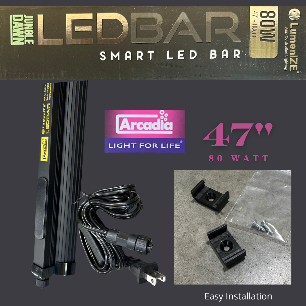 Arcadia LumenIZE | Jungle Dawn LEDBAR | 47" (80W)