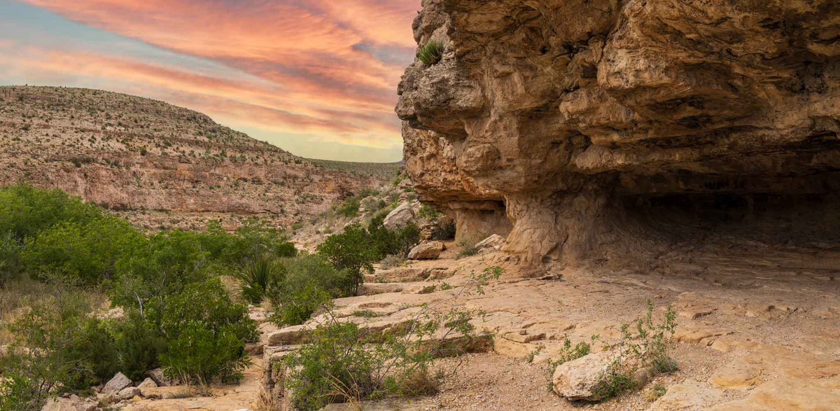Carlsbad Caverns NP- New Mexico Sunset TR792 | National Parks Edition-Reptile Enclosure Backgrounds