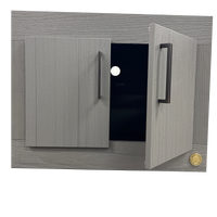 2x2x2' Toad Ranch Cabinet Stand, featuring soft close doors.  Cord access on back panel.