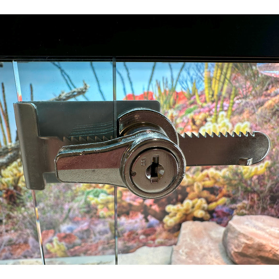 Lock | Reptile Cage Lock | Adhesive Back Sliding Glass Door Lock
