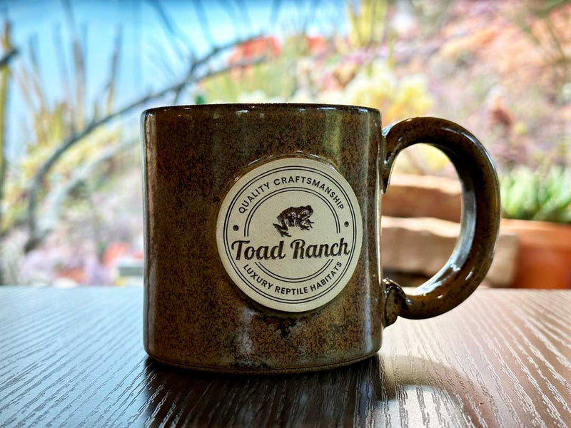 American Made! Hand Crafted Ceramic Mug featuring Toad Ranch Quality Badge 