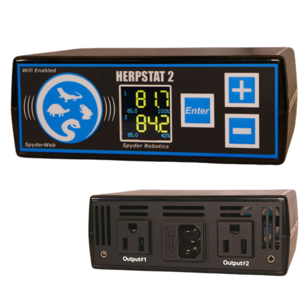 Herpstat 2 SpyderWeb | Reptile Heat, Light & Humidity Controller | Spyder Robotics