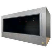 Gorgeous in Driftwood this 4x2x2  reptile cage has black PVC body panels paired with a 6-inch lower front frame.  