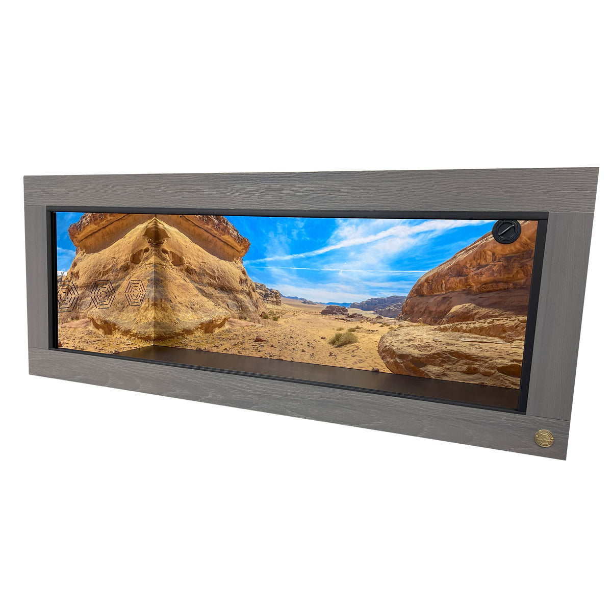 Toad Ranch Reptile Enclosure featuring Wadi-Rum Destination Background