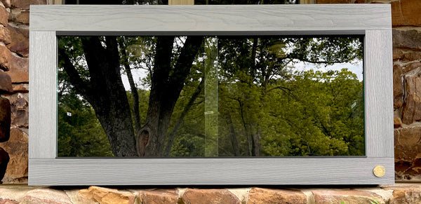 Pogona Paddock | Bearded Dragon Enclosure | 48"x24"x24" | Premium HDPE-PVC Reptile Enclosure | 4 Foot Luxury Reptile Cage- featured with beautiful Driftwood front frame